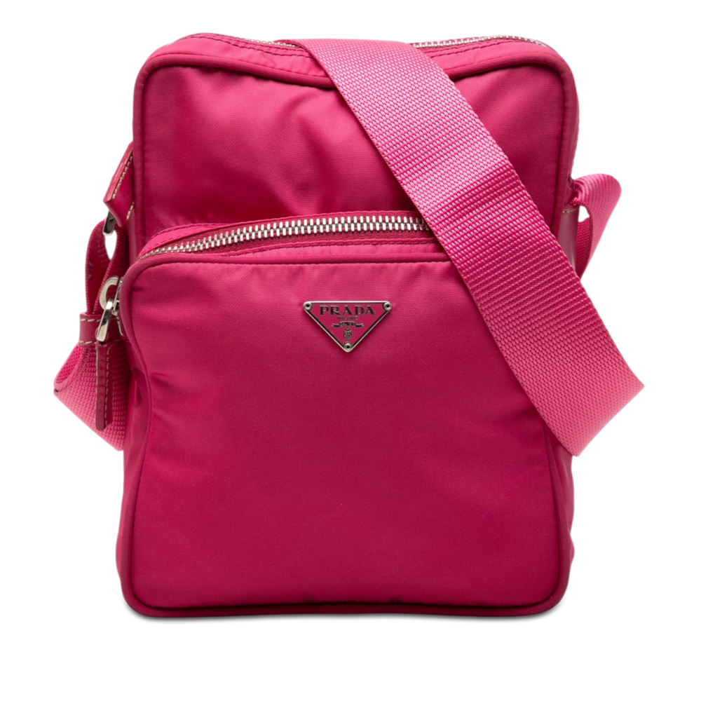 Pre-Loved Prada Tessuto Zip Top Crossbody